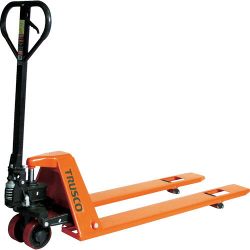 ＴＲＵＳＣＯ　ハンドパレットトラック　７５０ｋｇ　Ｌ１１５０ＸＷ５４０　超低床式 THPSL-07-511