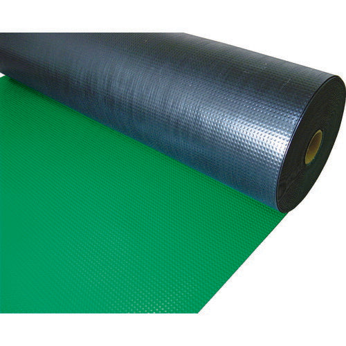 ＴＲＵＳＣＯ　塩ビマット　ピラミッド　グリーン　１．５ｍｍＸ９１５ｍｍＸ２０ｍ TEPM-920-GN