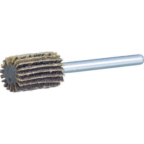 【取寄品】 ＴＲＵＳＣＯ ペーパーミニフラップホイール 外径２５Ｘ幅１０Ｘ軸径３ ＃１００ SK2510-100 【送料都度見積】