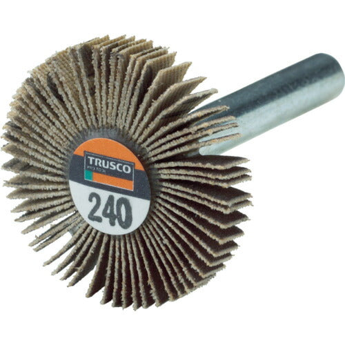 ＴＲＵＳＣＯ 薄型フラップホイール ３０Ｘ５Ｘ６ ＃２４０ ５個入 UF3005-240