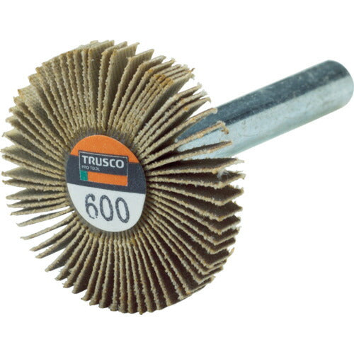 ＴＲＵＳＣＯ 薄型フラップホイール ３０Ｘ５Ｘ６ ＃６００ ５個入 UF3005-600