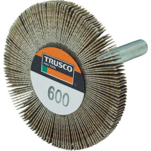 ＴＲＵＳＣＯ 薄型フラップホイール ５０Ｘ５Ｘ６ ＃６００ ５個入 UF5005-600