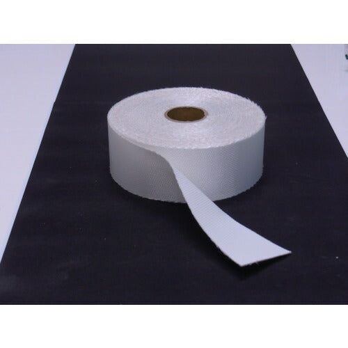 ＴＲＵＳＣＯ　ノンセラクロステープ　０．８Ｘ１００ｍｍ　２０ｍ　片面樹脂加工 TACT-08100