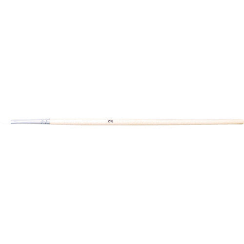 ＴＲＵＳＣＯ　塗装用平筆　５本組　アクリル　２号　金具幅３ｍｍ　毛丈７ｍｍ　全長 TFBN-2