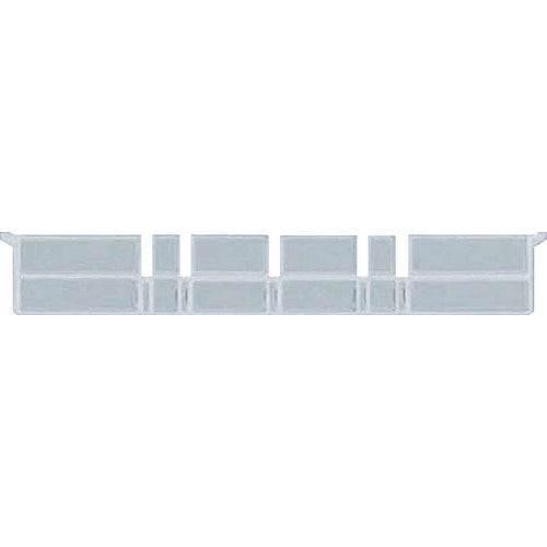 ＴＲＵＳＣＯ ＴＴＣ２型コンテナ用仕切 長手 透明 TTC2-L-TM