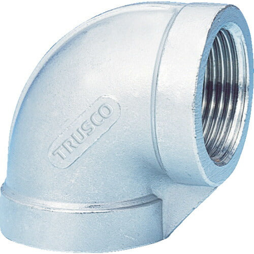 ＴＲＵＳＣＯ　ねじ込み管継手　ＳＵＳ　９０°エルボ　２０Ａ TLL-20A