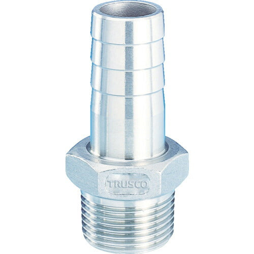 ＴＲＵＳＣＯ ねじ込み管継手 ＳＵＳ 六角ホースニップル ２０Ａ TSTHN-20A