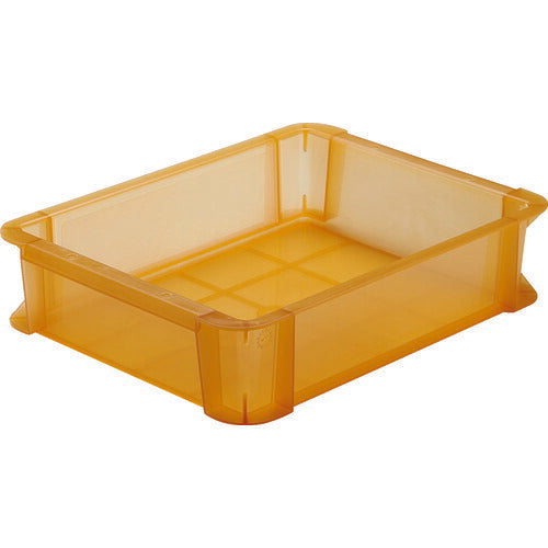 ＴＲＵＳＣＯ　スケルトンカラーコンテナ　６Ｌ　オレンジ TSK-6OR