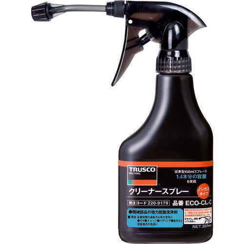 ＴＲＵＳＣＯ　αクリーナーノンガススプレー　ノズル付　３５０ｍｌ ECO-CL-S