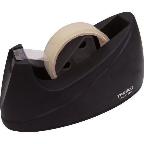 ＴＲＵＳＣＯ コア両用テープカッター ブラック TTC-118BK