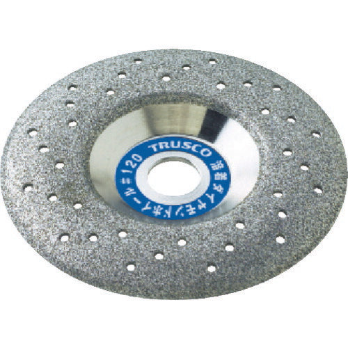 ＴＲＵＳＣＯ 溶着ダイヤモンドホイール １０２Ｘ１０Ｘ１５ 仕上げ研磨用 UFO-1A-120