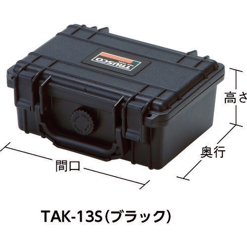 ＴＲＵＳＣＯ　プロテクターツールケース　黒　ＳＭ　２４０×１９８×１０８ TAK-13SM