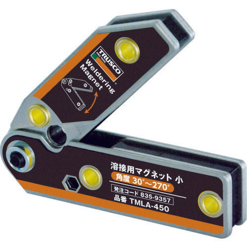 ＴＲＵＳＣＯ 溶接用マグネット 小 角度３０度～２７０度 TMLA-450