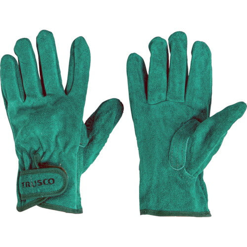 ＴＲＵＳＣＯ オイル加工革手袋 マジック式 Ｍサイズ TYK-717PW-M