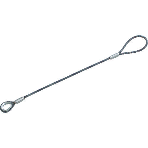 ＴＲＵＳＣＯ ワイヤロープスリング Ｂタイプ アルミロック １２ｍｍＸ１ｍ TWBL-12S1
