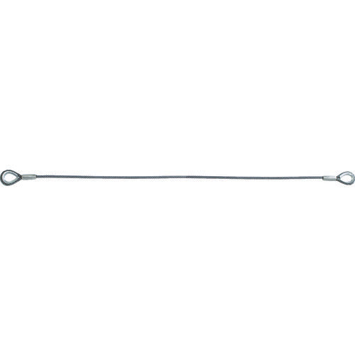 ＴＲＵＳＣＯ ワイヤロープスリング Ｅタイプ アルミロック １２ｍｍＸ１ｍ TWEL-12S1