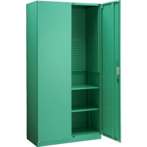 ＴＲＵＳＣＯ　ＭＵ型保管庫　Ｐパネル付　９００Ｘ４５０ＸＨ１８３０　ベース付 MUHP-18B