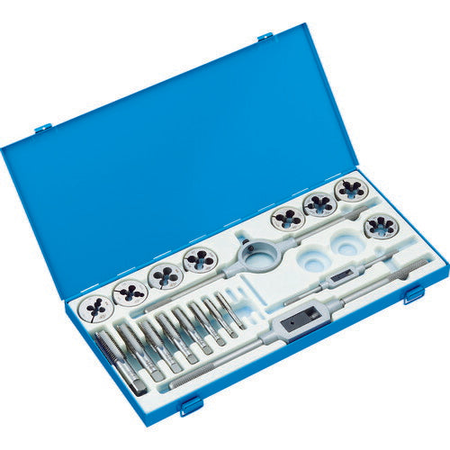 ＴＲＵＳＣＯ タップダイスセット ＳＫＳ １０ｍｍ～２４ｍｍ 細目 T-50D1024NH