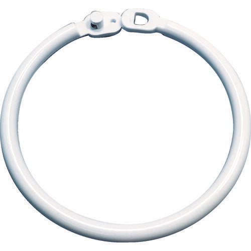 ＴＲＵＳＣＯ　樹脂製カードリング　５．０ｍｍＸΦ６０ｍｍ　１０個入 TKRJ-60