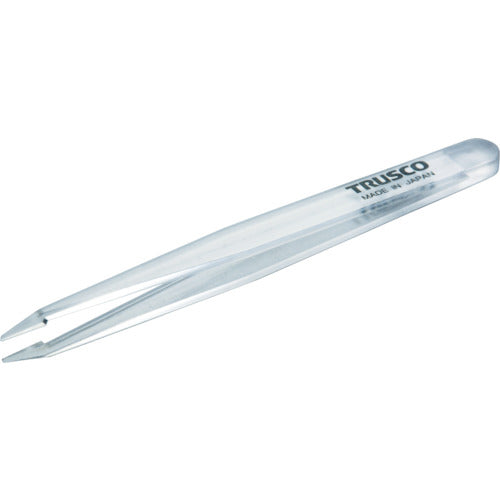 ＴＲＵＳＣＯ　透明プラスチック製ピンセット　１２０ｍｍ　先細型 TPP-230-TM