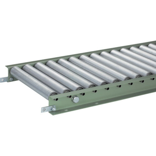 ＴＲＵＳＣＯ スチールローラーコンベヤ Φ３８ Ｗ６００ＸＰ７５ＸＬ３０００ VR-3812-600-75-3000