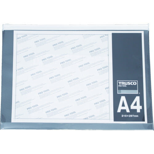 ＴＲＵＳＣＯ　ファスナー付クリアケース　Ａ５ SFC-A5