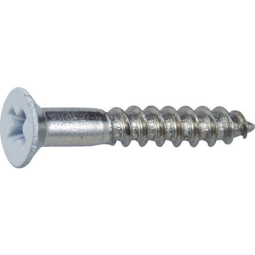 【取寄品】 ＴＲＵＳＣＯ ステンレス木ねじ 皿頭 Ｍ２．４Ｘ１６ 白 （４５本入） SCWS-2416W 【送料都度見積】