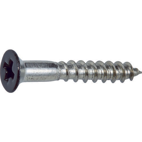 【取寄品】 ＴＲＵＳＣＯ ステンレス木ねじ 皿頭 Ｍ２．４Ｘ１６ 黒 （４５本入） SCWS-2416BK 【送料都度見積】