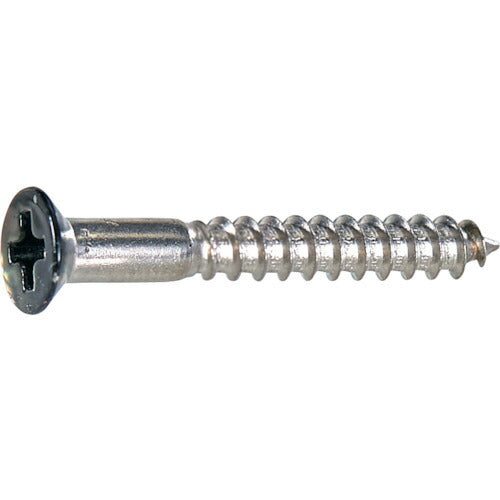 【取寄品】 ＴＲＵＳＣＯ ステンレス木ねじ 皿頭 Ｍ３．１Ｘ２５ 黒 （３０本入） SCWS-3125BK 【送料都度見積】