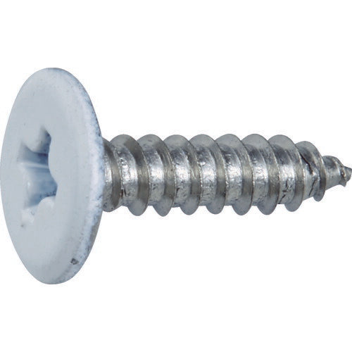 【取寄品】 ＴＲＵＳＣＯ 低頭タッピングねじ ステンレス Ｍ３Ｘ１２ 白 １８本入 SCTN-0312W 【送料都度見積】