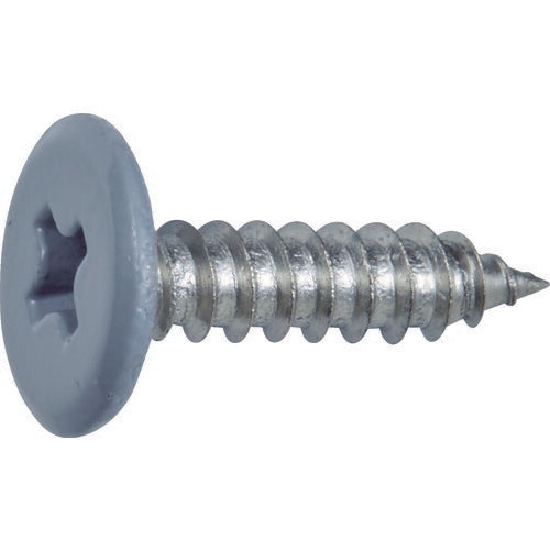 【取寄品】 ＴＲＵＳＣＯ 低頭タッピングねじ ステンレス Ｍ４Ｘ２０ グレー １０本入 SCTN-0420GY 【送料都度見積】