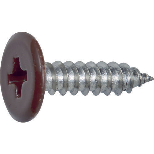 【取寄品】 ＴＲＵＳＣＯ 低頭タッピングねじ ステンレス Ｍ４Ｘ２０ 茶 １０本入 SCTN-0420BR 【送料都度見積】