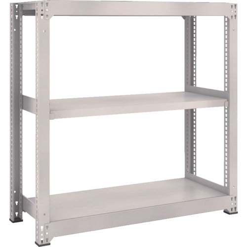 ＴＲＵＳＣＯ　スチールラック　Ｍ３型中量棚　９００×１１２１×Ｈ１２００　３段　単体　ネオグレー M3-43123(NG)