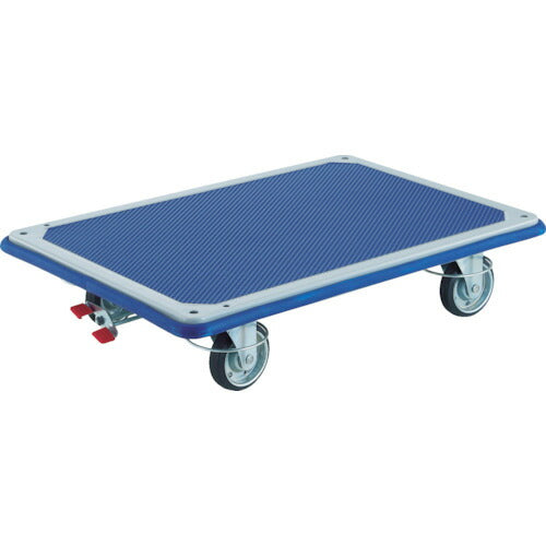 【取寄品】 ＴＲＵＳＣＯ プレス製台車 ドンキーカート 平台車 ４輪自在リングストッパー付 均等荷重３００ｋｇ 315NJRS-4 【送料都度見積】