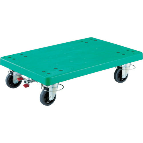 ＴＲＵＳＣＯ　樹脂製運搬車　グランカート　４輪自在リングストッパー付 TP-915JRS-4