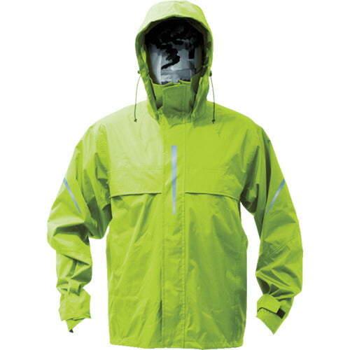 ＴＲＵＳＣＯ　ベンチレーション（通気口）付レインスーツ　ライム　３Ｌ TRW360-84-3L