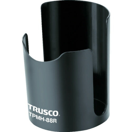 ＴＲＵＳＣＯ　樹脂マグネット缶ホルダー　黒　８０ｍｍ TPMH-88BK