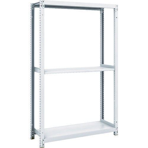 ＴＲＵＳＣＯ　スチールラック　Ｍ１型抗菌塗装ボルトレス軽量棚９００Ｘ３２０ＸＨ１５００　３段 M1-5333