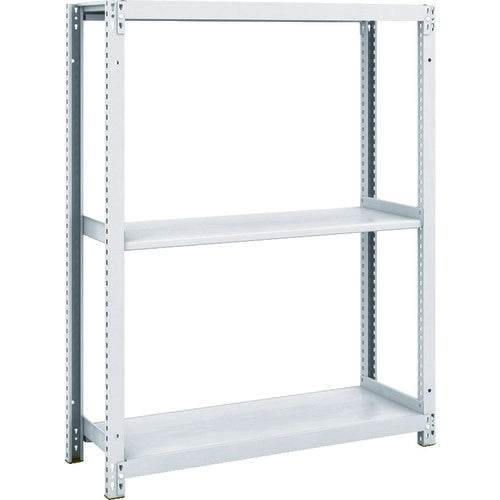 ＴＲＵＳＣＯ　スチールラック　Ｍ１型抗菌塗装ボルトレス軽量棚９００Ｘ３２０ＸＨ１２００　３段 M1-4333