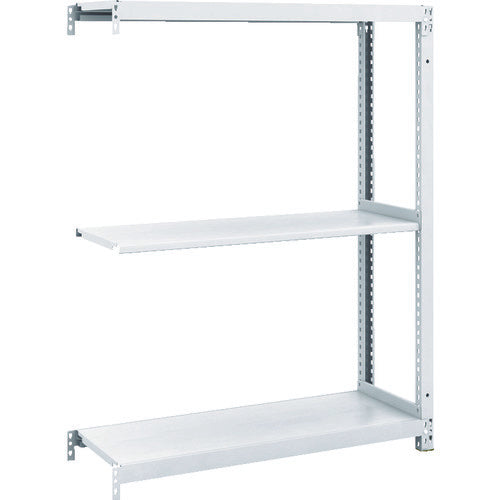 ＴＲＵＳＣＯ　スチールラック　Ｍ１型抗菌塗装ボルトレス軽量棚９００Ｘ３２０ＸＨ１２００　３段　連結 M1-4333B