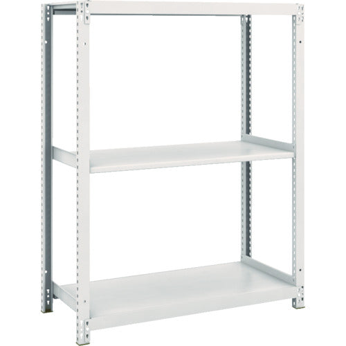 ＴＲＵＳＣＯ　スチールラック　Ｍ１型抗菌塗装ボルトレス軽量棚９００Ｘ４２０ＸＨ１２００　３段 M1-4343