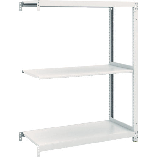 ＴＲＵＳＣＯ　スチールラック　Ｍ１型抗菌塗装ボルトレス軽量棚９００Ｘ４２０ＸＨ１２００　３段　連結 M1-4343B