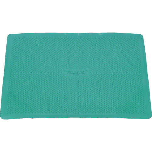 ＴＲＵＳＣＯ ＨＹＰＥＲ Ｖ ノンスリップマット 緑 ６５０×４５０ TVMAT-GN