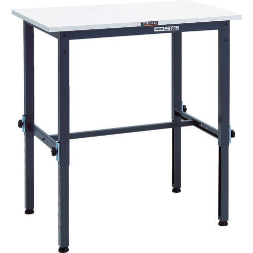 ＴＲＵＳＣＯ　軽荷重作業台高さ調節式（１５０ｋｇ）ＡＥＭ型　９００Ｘ６００ＸＨ６５０～９５０　基本タイプ　ダークグレー色 AEM-0960DG