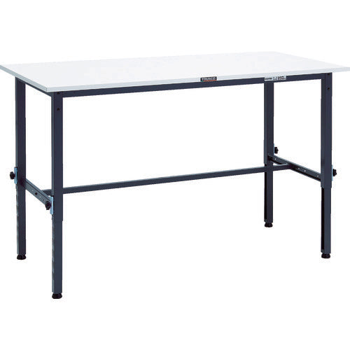 ＴＲＵＳＣＯ　軽荷重作業台高さ調節式（１５０ｋｇ）ＡＥＭ型　１５００Ｘ７５０ＸＨ６５０～９５０　基本タイプ　ダークグレー色 AEM-1500 DG