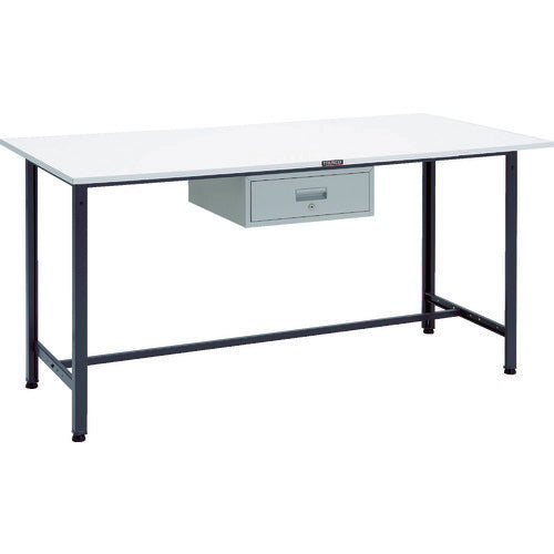 ＴＲＵＳＣＯ　軽荷重立作業台（３００ｋｇ）ＨＡＥ型　１８００Ｘ９００ＸＨ９００　１段引出付　ダークグレー色 HAE-1809F1DG
